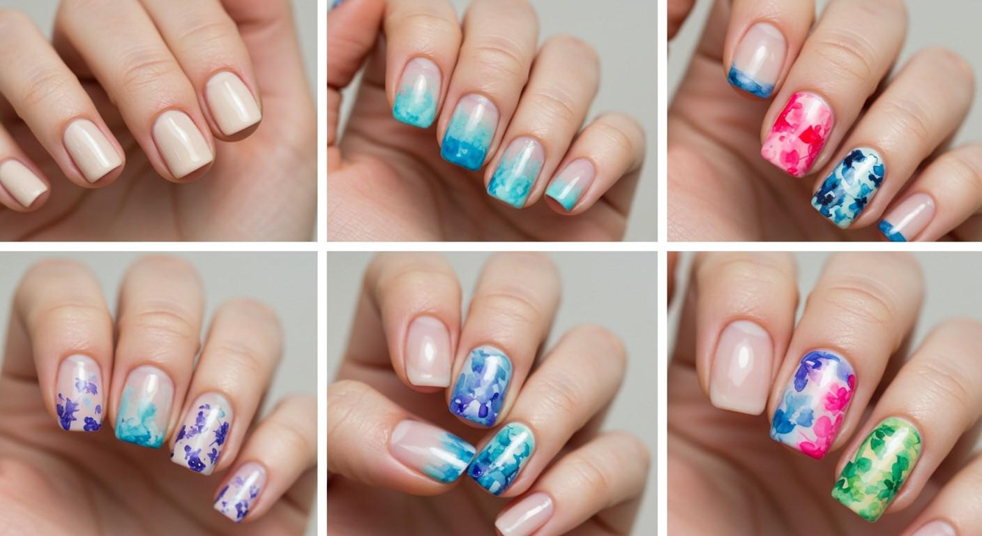 How to Do Watercolor Nail Art: A Simple Step-by-Step Guide