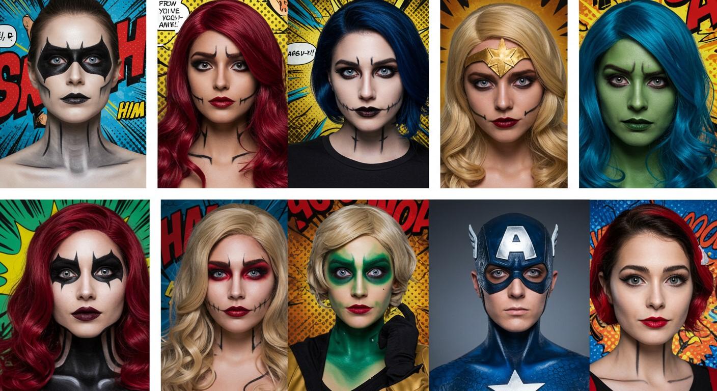 Comic Book Themed Makeup Collabs for Cosplay Lovers