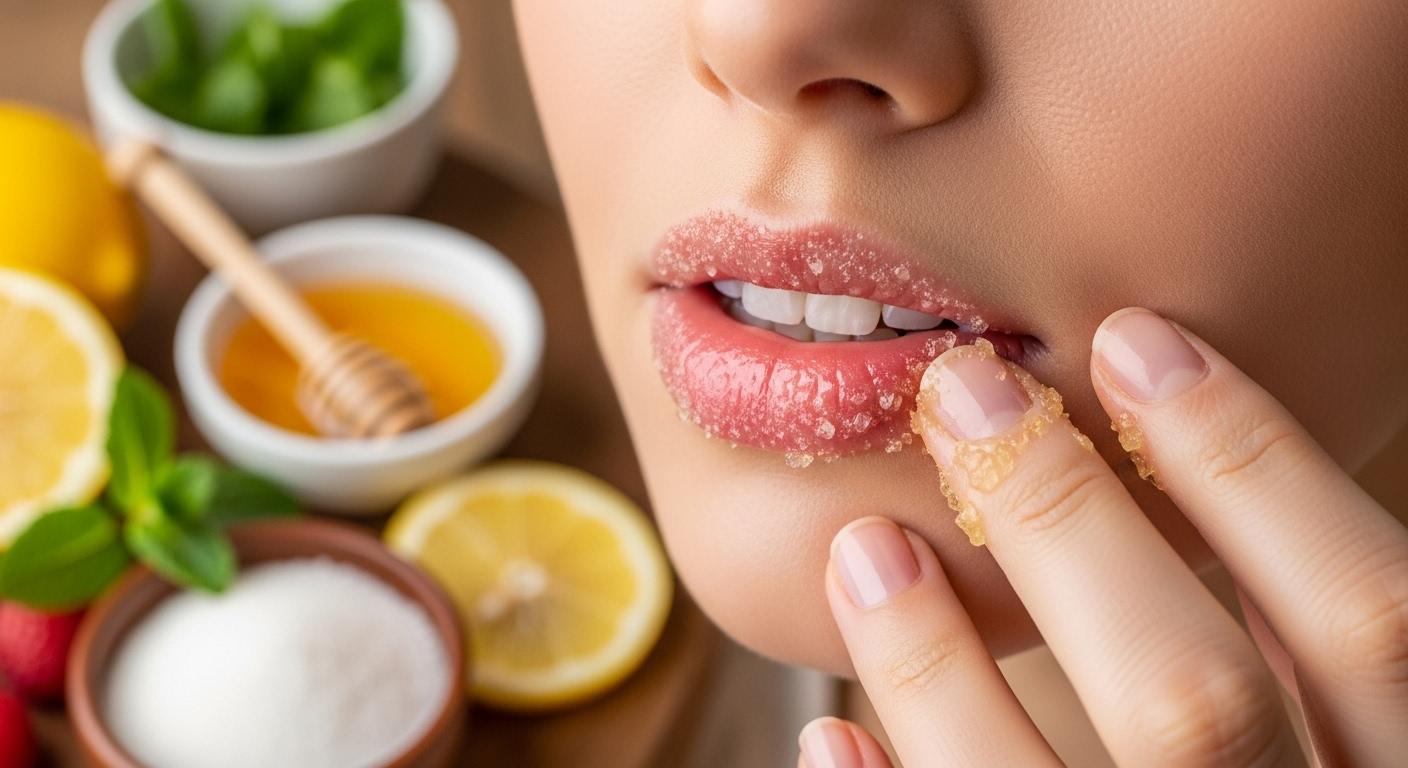 Natural Lip Scrub for Chapped Lips: Easy Care Tips That Work