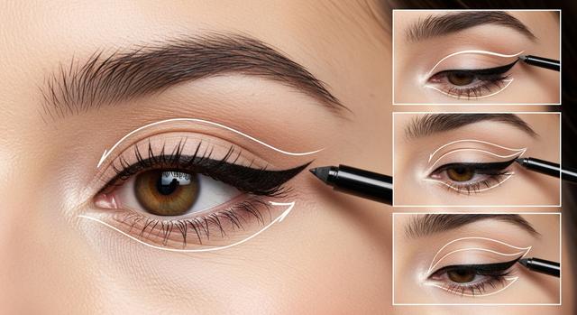 How to Create a Cat-Eye with Eyeliner Step by Step How to Create a Cat-Eye with Eyeliner Step by Step