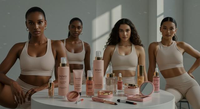 Co-branded beauty products with popular fitness influencers Co-branded beauty products with popular fitness influencers