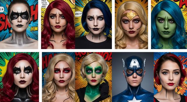 Comic Book Themed Makeup Collabs for Cosplay Lovers Comic Book Themed Makeup Collabs for Cosplay Lovers