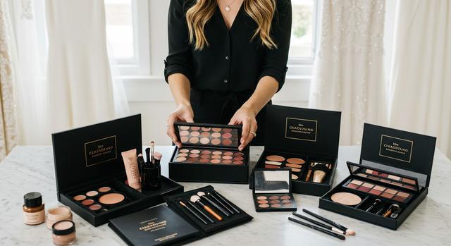 Makeup artist-curated wedding beauty kits with bridal designers Makeup artist-curated wedding beauty kits with bridal designers