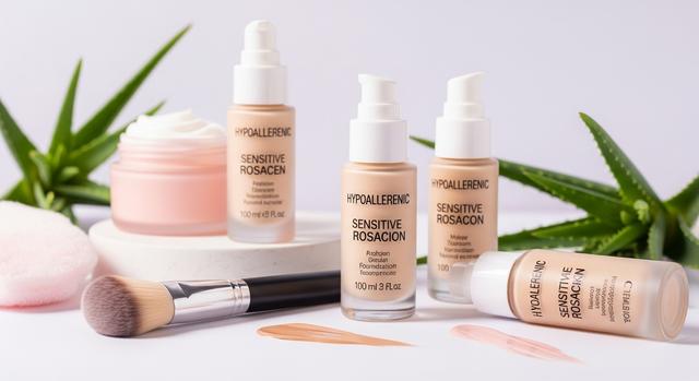 Best Hypoallergenic Foundation for Rosacea: Safe Picks Best Hypoallergenic Foundation for Rosacea: Safe Picks